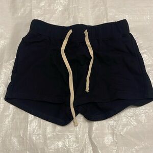 Black sweat shorts size S